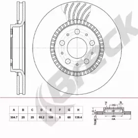 Тормозной диск BRECK купить
